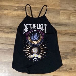 Medium tank top with crystal design